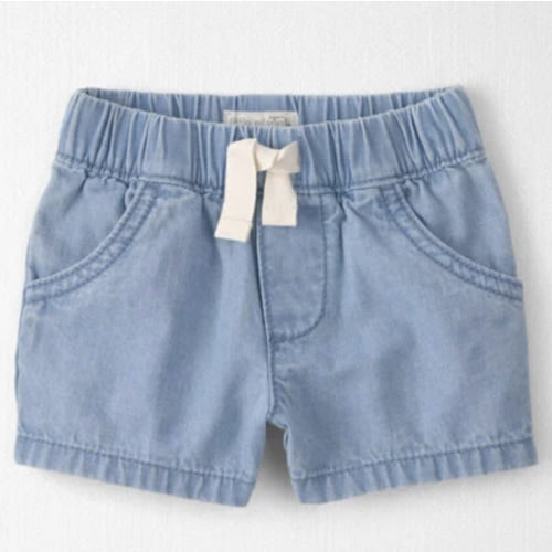 Baby Organic Cotton Chambray Shorts - Little Planet | Carter's