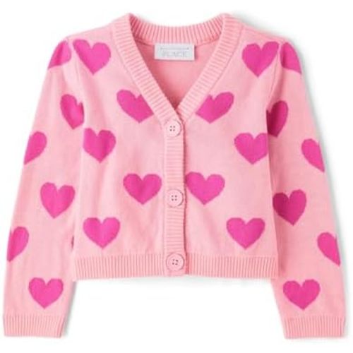The Children's Place Baby Girls' and Toddler Long Sleeve Knit Button Front Cardigan