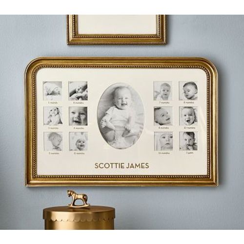 Chris Loves Julia Arched First Year Frame, Brass