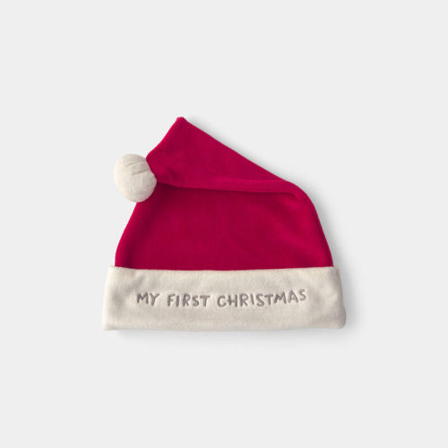 Baby 'My First Christmas' Santa Hat - Red | Carter’s Oshkosh Canada