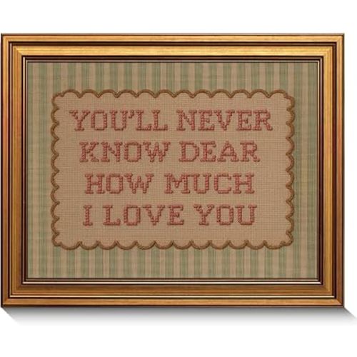 Vintage Gold Framed Nursery Wall Art Baby Boy & Girl Nursery Wall Decor