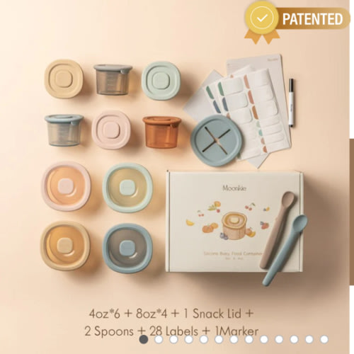 Silicone Baby Food Containers