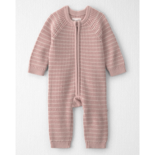 Baby Girl Organic Cotton Sweater Knit Jumpsuit - Little Planet | Carter's
