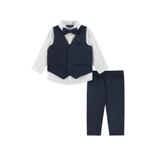 Bowtie, Vest, Button-Up Shirt & Pants Set