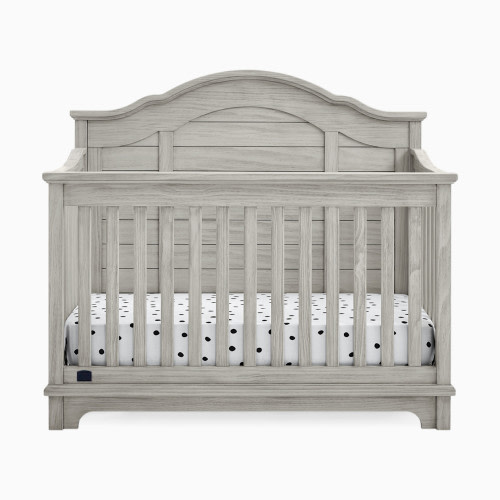 Simmons Kids Asher 6-in-1 Convertible Crib with Toddler Rail - Rustic Mist