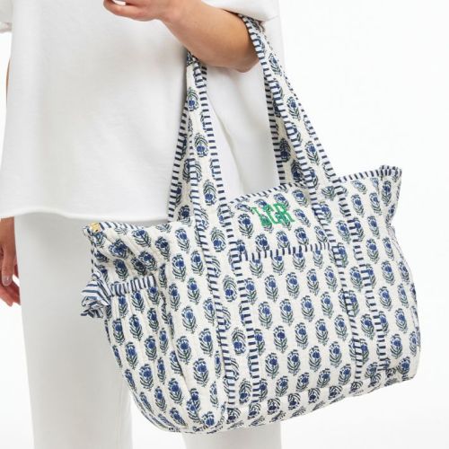 Block Print Diaper Bag
