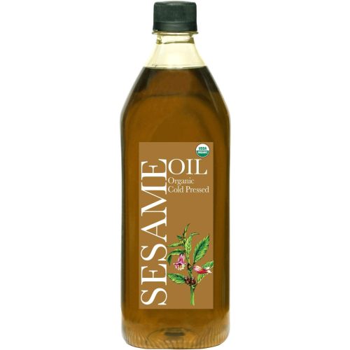 Daana Sesame Oil: CERTIFIED USDA ORGANIC, EXTRA VIRGIN, COLD PRESSED, 34 fl oz