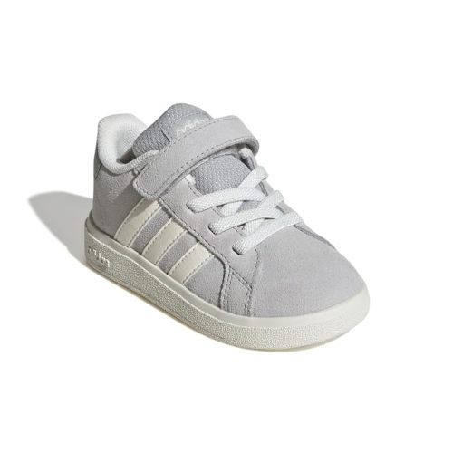 adidas Baby-Boy's Grand Court 2.0 Elastic Lace & Strap Sneaker