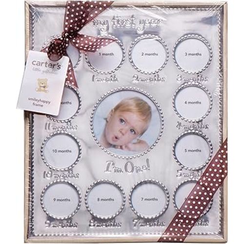 Carter's Year of Photos Frame - Silver