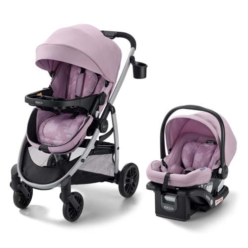 Graco Modes Pramette 3-in-1 Travel System, Lilac Mod, Pink