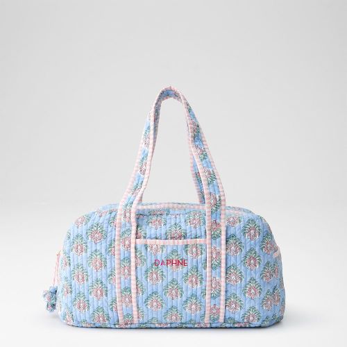 Block Print Quilted Overnighter