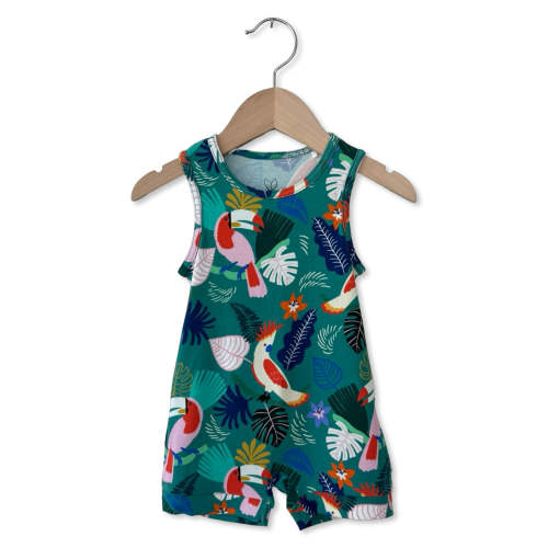 Tu-Can Do It Sleeveless Shorty Romper Luxe Edition | Cotton Bamboo Blend