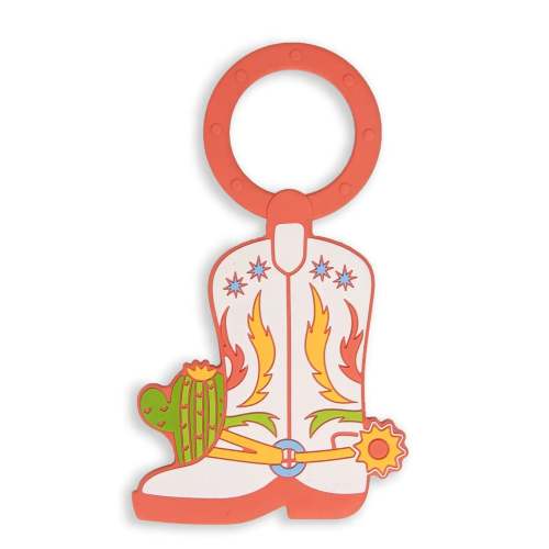 Western Cowboy Boot Baby Teether
