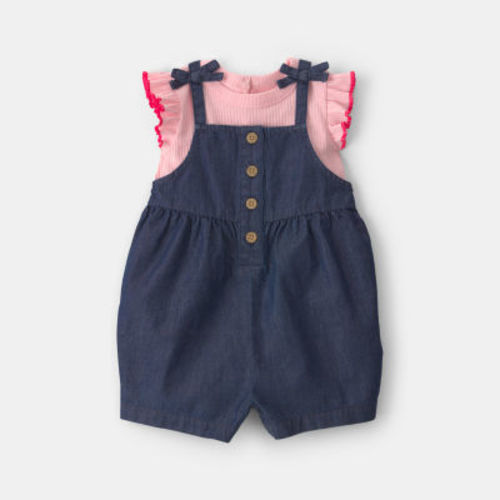 Carter's Baby Girls 2-pc. Shortall Set