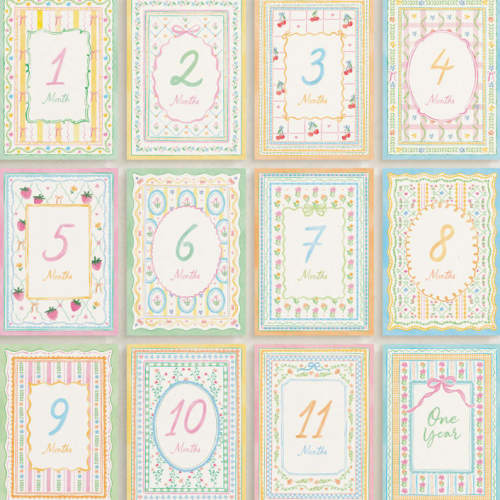 Baby Milestone Cards by Creo Study