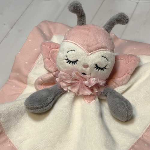 Butterfly Lovey Blanket Sensory Toy Embroidery Design Digital Download