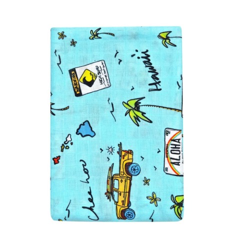 We Go Holoholo Muslin Swaddle Blanket