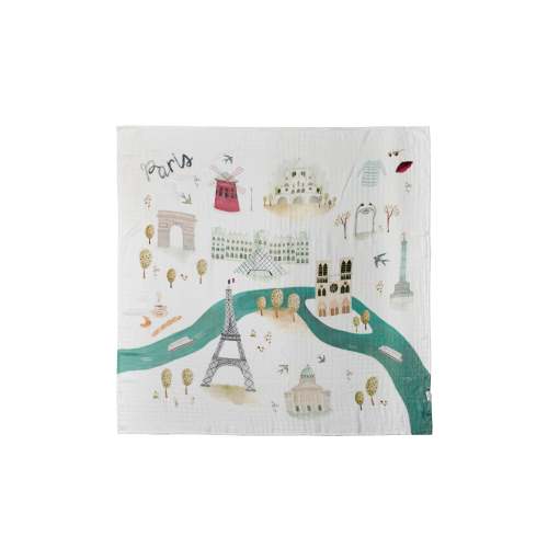 Baby Muslin Swaddle in Tanboocel® Viscose from Bamboo - Paris