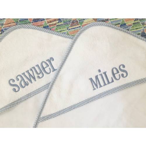 Monogrammed Hooded Towel for Babies and Toddlers, baby gift, baby shower