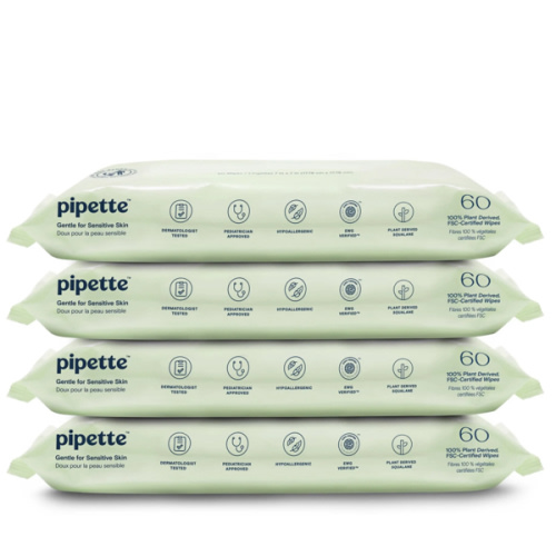 Pipette Baby Wipes - 4 pack