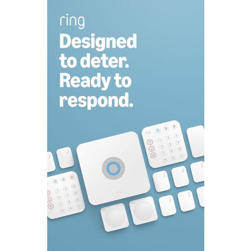Ring Alarm 14-Piece Kit (newest model), Wireless smart home or business security system, expandable, easy setup, Mobile App Control, 24/7 Professional Monitoring, Alexa Compatible