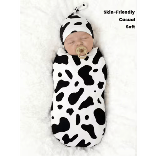 girls soft adorable black print newborn anti - Temu