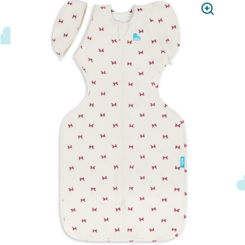 Swaddle Up™ Transition Bag 1.0 TOG Cotton Cream Bows