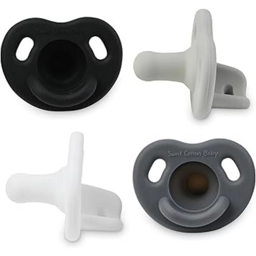 Pacifier – Soft Silicone – 0-36 Months – BPA Free – Natural Latch – Lightweight, Dishwasher Safe – for Newborns, Infants, Toddlers