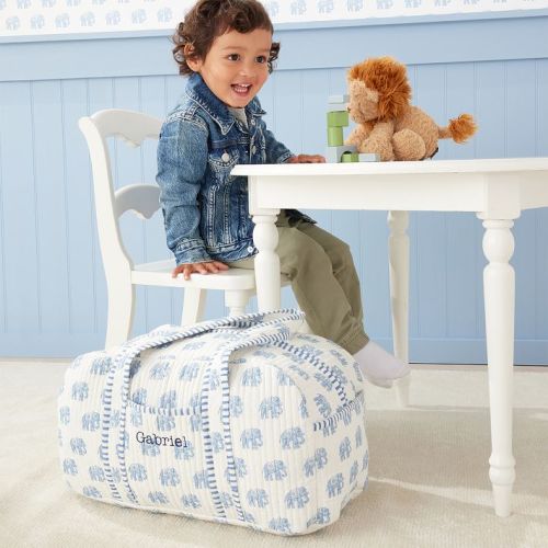 Block Print Duffle Bag