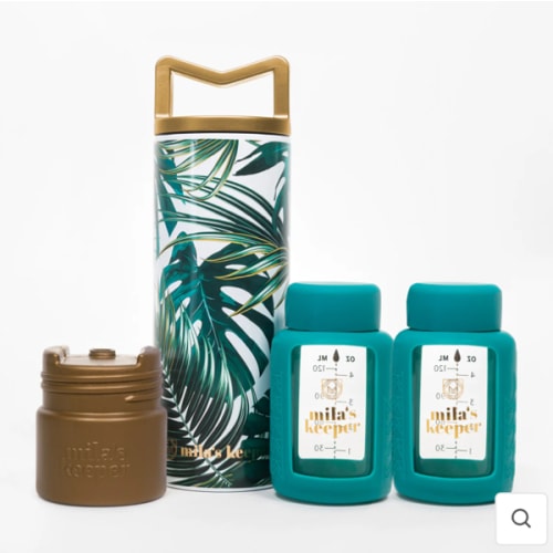 MilKeeper Double Glass Set | Panama Palms