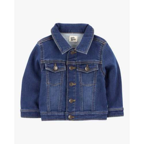 Baby Boy Knit-Like Denim Jacket - Dark Wash - OshKosh B'gosh | Carter's