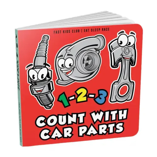 123 Count with Car Parts Book - For the next generation of racers, - TikTok Shop