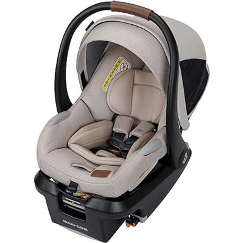 Maxi-Cosi's Mico™ Luxe+ Baby Car Seat: Infant Car Seat with Base and Versatile Baby Carrier Seat Functionality, Desert Wonder