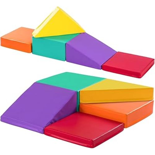 New Bounce Toddler Climbing Toys - Soft Play Set for Kids - Foam Climbing Blocks - Safe Soft Gym Equipment - Great for All Ages