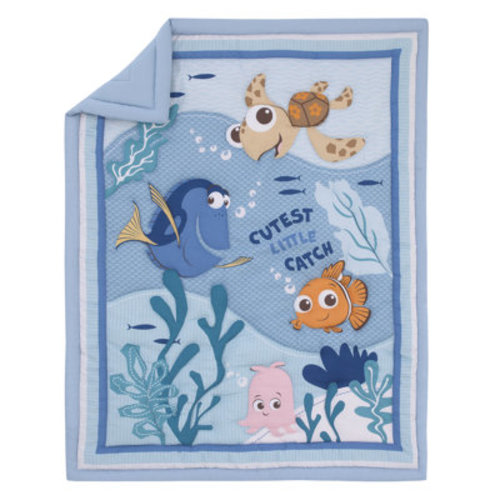 Disney Disney Finding Nemo Cutest Little Catch Infant Col 3 - Piece Crib Bedding Set | Wayfair