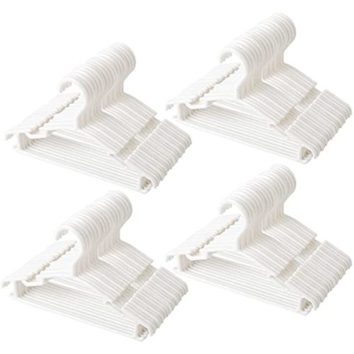 GoodtoU Baby Hangers 100Pack Kids Plastic Baby Clothes Hangers for Closet Small Children Infant Toddler Child