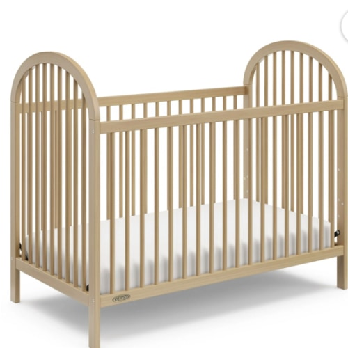 Graco Olivia 3-in-1 Convertible Baby Crib, Driftwood