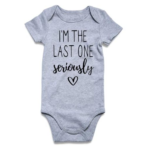 UNICOMIDEA Unisex Baby Letter Print Outfit Snaps Cotton Romper 0-12M | Newborn Boy Girl Bodysuit, Easy Diaper Snaps, Soft Cotton, Baby Birthday Gift