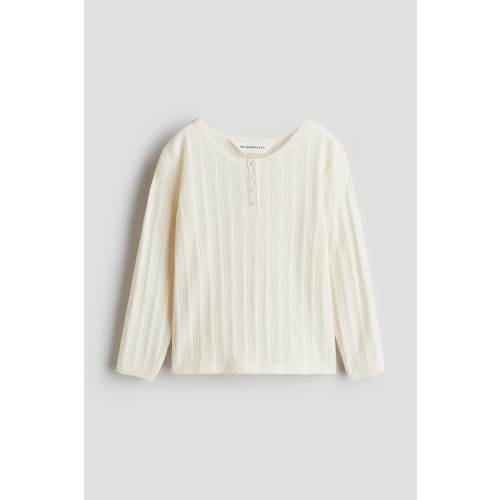 POINTELLE-KNIT TOP