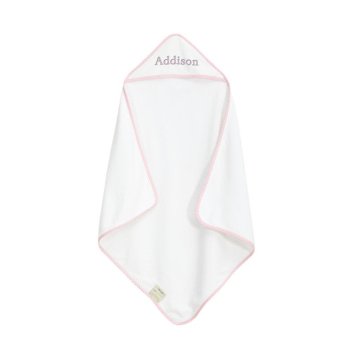 Gingham Baby Hooded Towel & Washcloth Collection