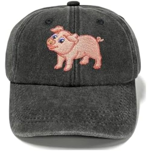 Kids Animal Design for Boys and Girls, Adjustable Embroidered Baseball Cap for Outdoor Wear