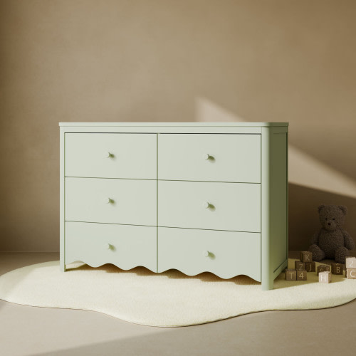 Storkcraft Casablanca 6 Drawer Dresser - Sage
