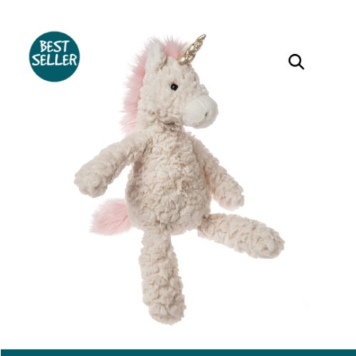 Putty Cream Unicorn – 13" - Mary Meyer Stuffed Toys