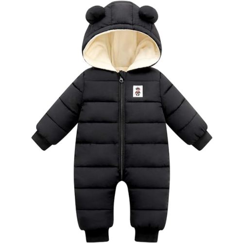 Cute Baby Boys Snowsuit New Born baby girls Winter Coat Toddler Clothes