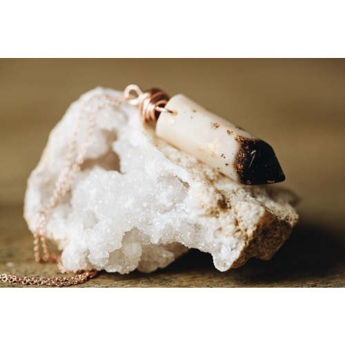 Keepsake Crystal Pendant – The Milky Mudra