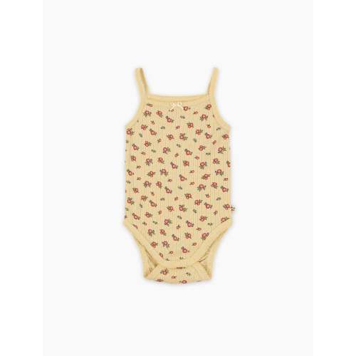 Pointelle Minnie Tank Bodysuit in Carmona