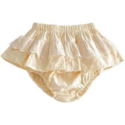 HOOLCHEAN Baby Girls Ruffle Bloomer Tutu Skirt Infant Toddler Lace Diaper Cover Shorts