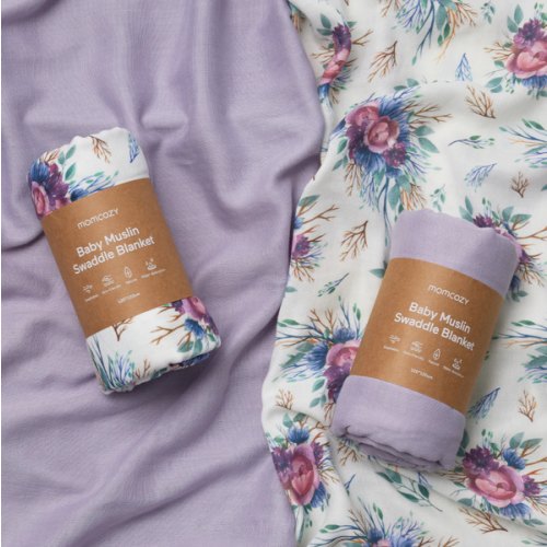 Momcozy Softness Upgrade Muslin Swaddle Blankets