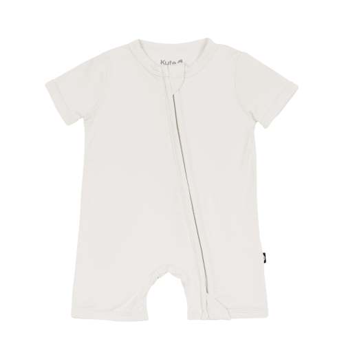 Zippered Shortall Romper Oat | Shortie Romper | Kyte Baby