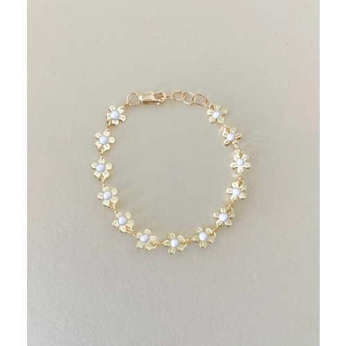 Mommy & Me Little Lady Pearl Bracelet - 14K Gold Filled | Reverie Threads